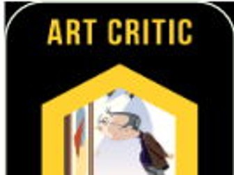 Art critic badges