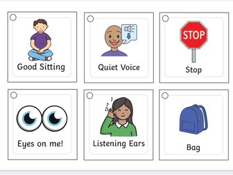 Personalised SEND Visual Prompt Cards