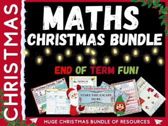 Maths Christmas 2024 Bundle