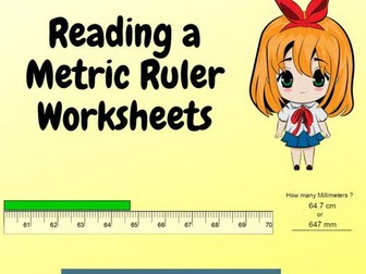 Measurement Worksheets - Reading a Metric Ruler Worksheets