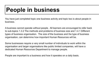 Sub-topic 2.1.3 Training