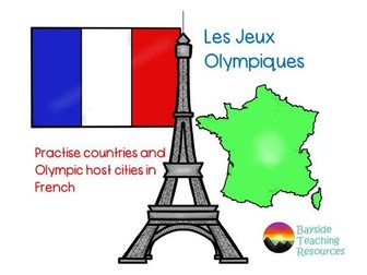 Les Jeux Olympiques 2024 - host cities and countries