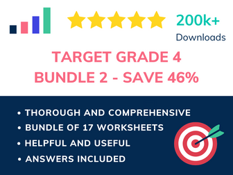 GCSE Maths Revision: Target Grade 4 (Bundle 2)