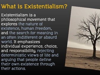 Understanding Existentialism PowerPoint Presentation
