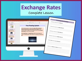 Exchange Rates - A Level Economics