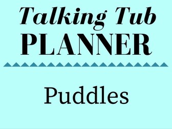 Puddles Talking Tub Planner