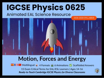 IGCSE Physics 0625 Motion, Forces & Energy