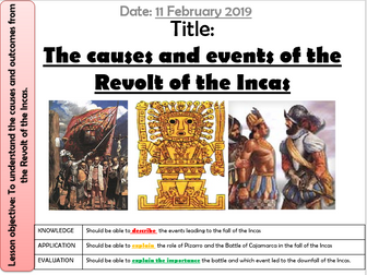 23. Causes and events of the Revolt of the Incas