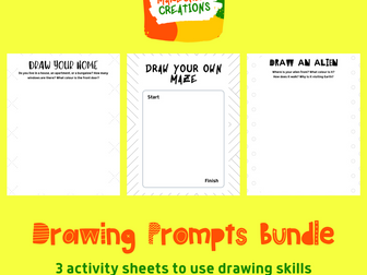 Drawing Prompts Bundle