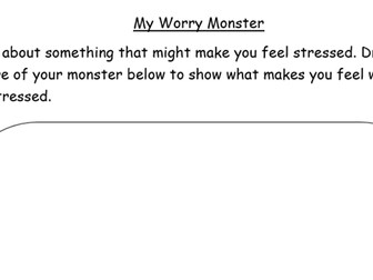 My Worry Monster