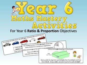 Ratio and Proportion Mastery Activities – Year 6