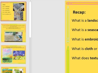 Art Landscapes/Seascapes sewing