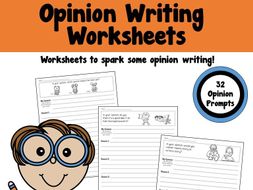 opinion writing worksheets teaching resources