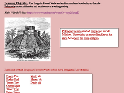 Mayan Writing Activity (Spanish)