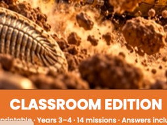 Year 3 Rocks and Fossils Activity Book KS2