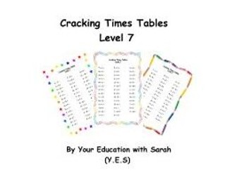 Cracking Times Tables - Level 7