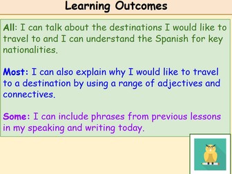 KS3 Spanish Countries and Nationalities