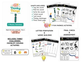 Letter i  Phonics Booklet