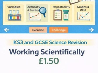 WORKING SCIENTIFICALLY KS3