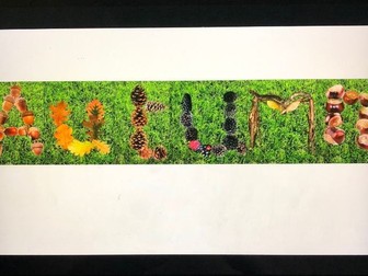 Autumn Natural Letters for Display