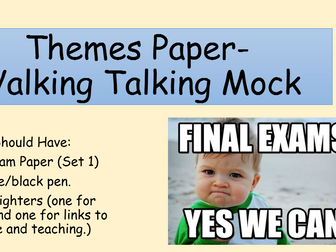 AQA Religious Studies B Walking Talking Mock