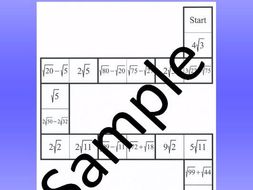 Simplifying radicals 4 – Math puzzle