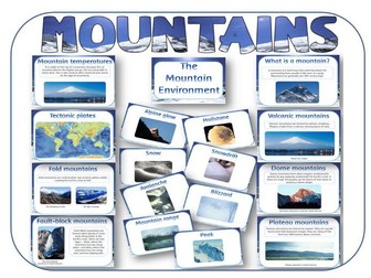 Mountains display pack