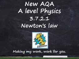 AQA A Level Physics 3.7.2.1 Newton's law