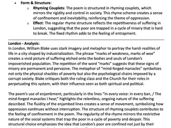 OxfordAQA iGCSE English Literature: Poetry Study Guide and Knowledge Organisers