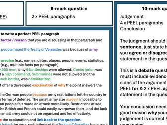 iGCSE History Paper 1 Exam Question Guidance