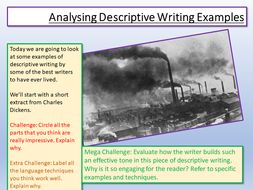 examples of elements of creative writing