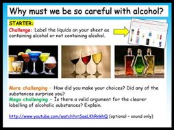 Alcohol PSHE 2020