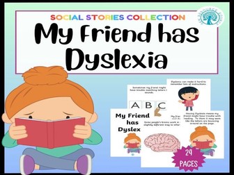 My Friend has Dyslexia Social Story