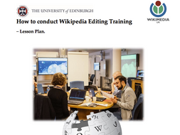 How to conduct Wikipedia Editing training