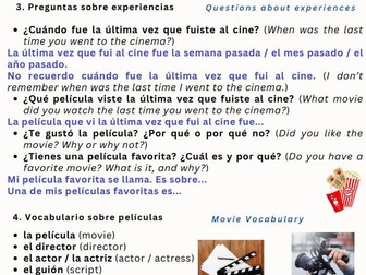 El cine - Cinema