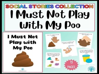 I Must Not Play With My Poo Social Story