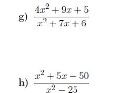 Simplifying algebraic fractions and solving equations with algebraic