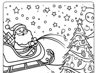 Christmas coloring pages