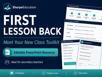 First Lesson Back | Meet Your New Class Toolkit