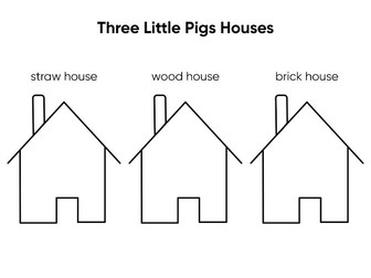 The Three Little Pigs – Build the Houses!