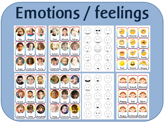 Feelings / emotions cards