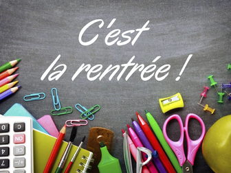 La rentrée- first day back- KS4 French full lesson