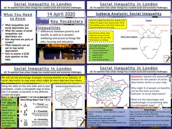 Urban Change in the UK: Social Inequality in London