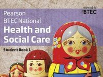 Pearson BTEC Level 3 National Diploma in Health and Social Care - Unit 8 Promoting Pubic Health