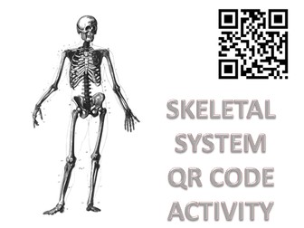 Body Systems: Skeletal System QR code Activity