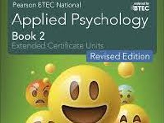 BTEC Applied Psychology Unit 4 - LAB