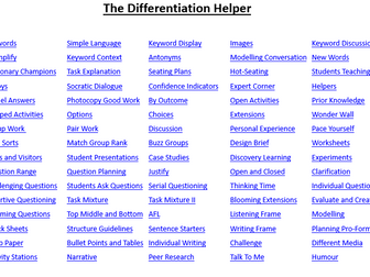 Differentiation Helper