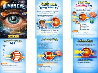 The Human Eye | KS3 Physics Activities, Worksheets & Printable PDF