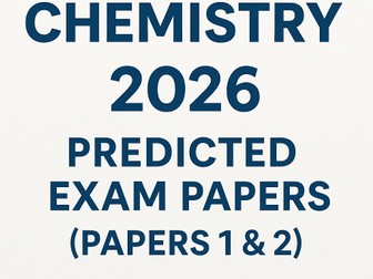 AQA GCSE Chemistry 2026: Predicted Topic Exam Papers (Papers 1 & 2) – Bundle with Mark Schemes