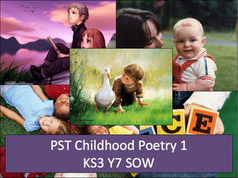 KS2 or KS3 "Childhood Poetry" unit of work